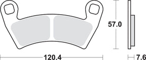 Sbs Brake Pad Sint/Car Off