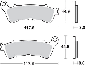 Sbs Brake Pad Sint Fr