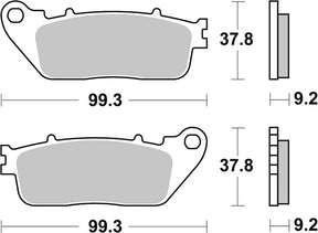 Sbs Brake Pad Sint Rear