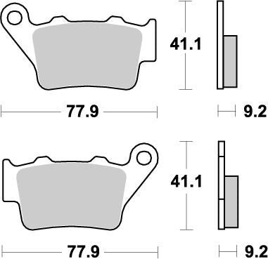 Moto Master Brake Pad Nitro