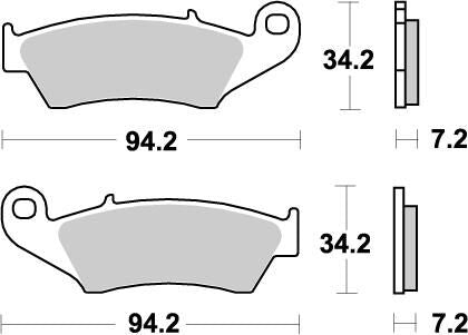Moto Master Brake Pad Nitro