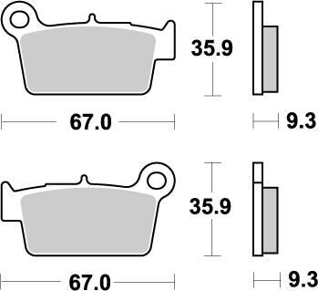 Moto Master Brake Pad Nitro