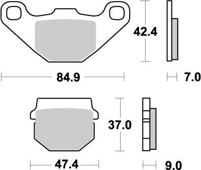 Moto Master Brake Pad Nitro
