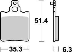 Moto Master Brake Pad Nitro