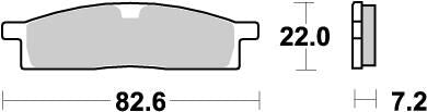 Moto Master Brake Pad Nitro