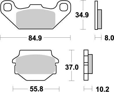 Moto Master Brake Pad Nitro