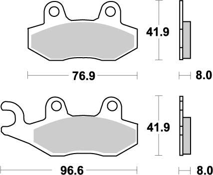 Moto Master Brake Pad Nitro