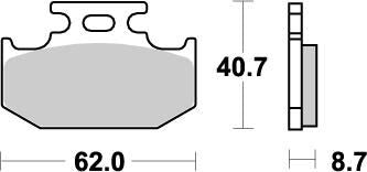 Moto Master Brake Pad Nitro