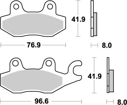 Moto Master Brake Pad Nitro