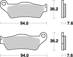 Moto Master Brake Pad Nitro
