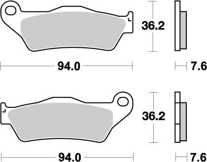 Moto Master Brake Pad Nitro