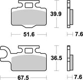 Moto Master Brake Pad Nitro