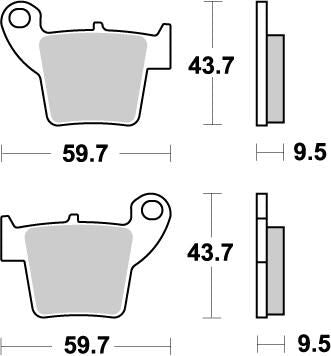 Moto Master Brake Pad Nitro