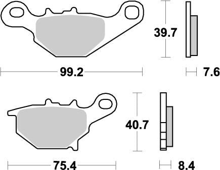 Moto Master Brake Pad Nitro