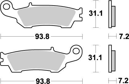 Moto Master Brake Pad Nitro