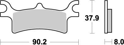 Moto Master Brake Pad Racing