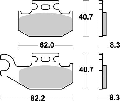 Moto Master Brake Pad Nitro