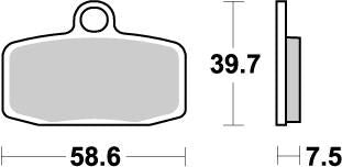 Moto Master Brake Pad Nitro