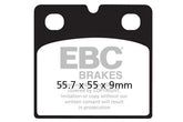 Ebc Brake Pad Vee Semisntrd