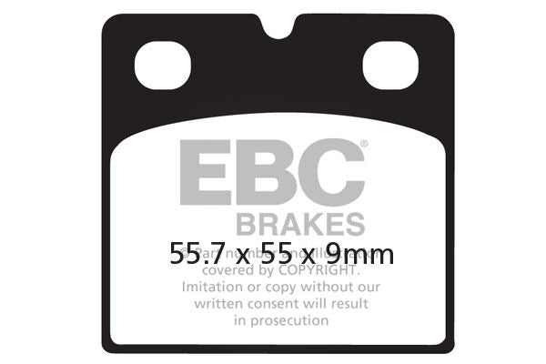 Ebc Brake Pad Vee Semisntrd