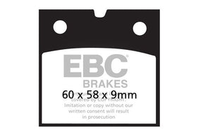 Ebc Brake Pad Vee Semisntrd