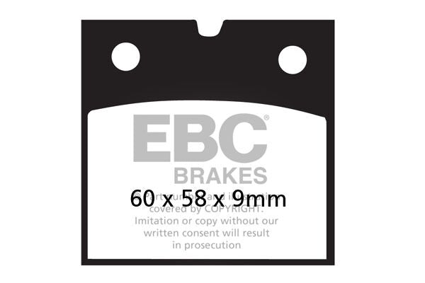 Ebc Brake Pad Vee Semisntrd
