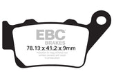 Ebc Brake Pad Vee Semisntrd