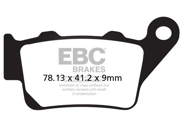 Ebc Brake Pad Vee Semisntrd
