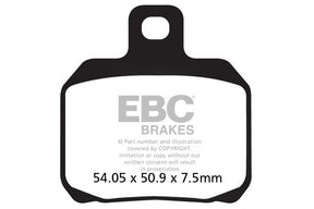 Ebc Brake Pad Vee Semisntrd