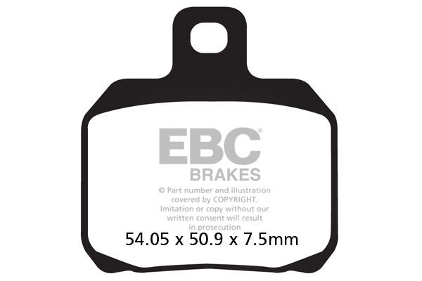 Ebc Brake Pad Vee Semisntrd