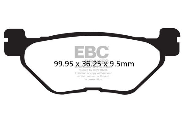 Ebc Brake Pad Vee Semisntrd
