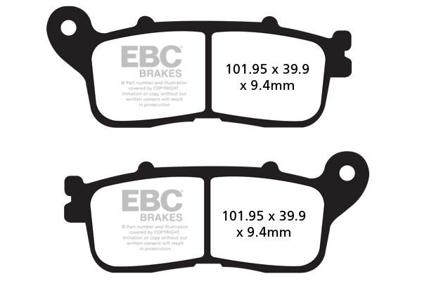 Ebc Brake Pad Sintered Hh