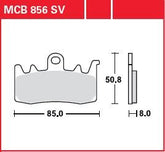 Trw Brake Pad Sinter Front Street