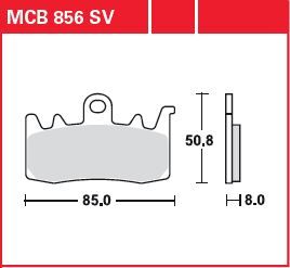 Trw Brake Pad Sinter Front Street