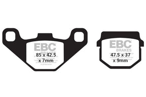 Ebc Brake Pad Hh Sint Scooter