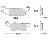 Moto Master Brake Pad Nitro