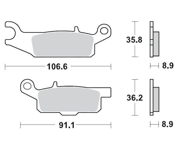Moto Master Brake Pad Nitro