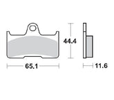 Moto Master Brake Pad Nitro