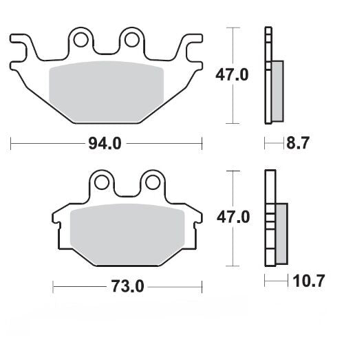 Moto Master Brake Pad Nitro
