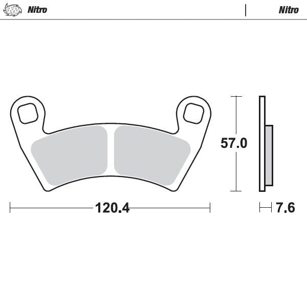Moto Master Brake Pad Nitro