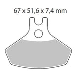 Moto Master Brake Pad Nitro
