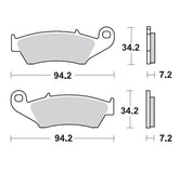 Moto Master Brake Pad Nitro Sport