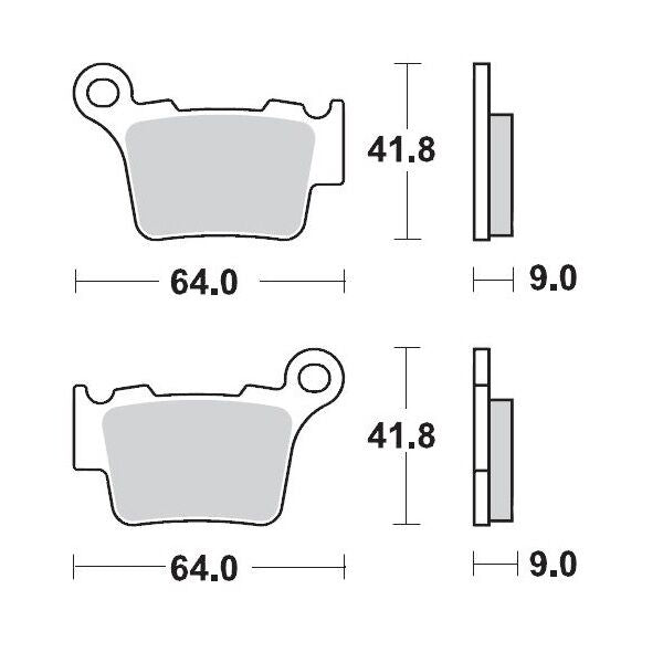 Moto Master Brake Pad Nitro Sport