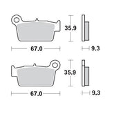 Moto Master Brake Pad Nitro Sport
