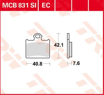 Trw Brake Pad Sinter Offroad