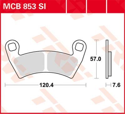 Trw Brake Pad Sinter Offroad
