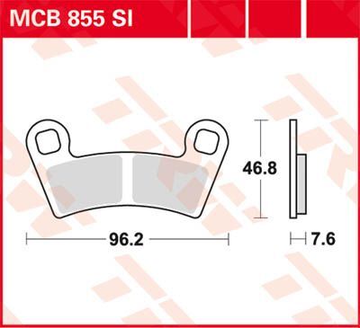 Trw Brake Pad Sinter Offroad