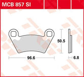 Trw Brake Pad Sinter Offroad