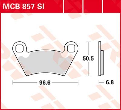 Trw Brake Pad Sinter Offroad