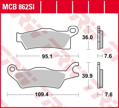 Trw Brake Pad Sinter Offroad